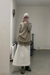 BORIS BIDJAN SABERI Stitching T-shirt LS1.2 RF F035+FTJ 00001 Marl 2